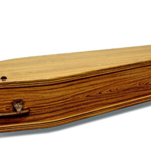 Economy Satin Teak Coffins