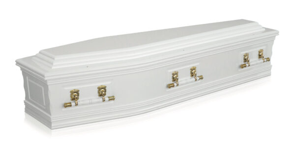 Majestic Gloss White Coffins