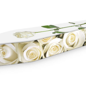 Expression White Roses Coffins